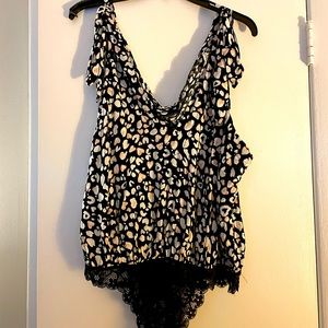 Free People Tie Sleeve Bodysuit